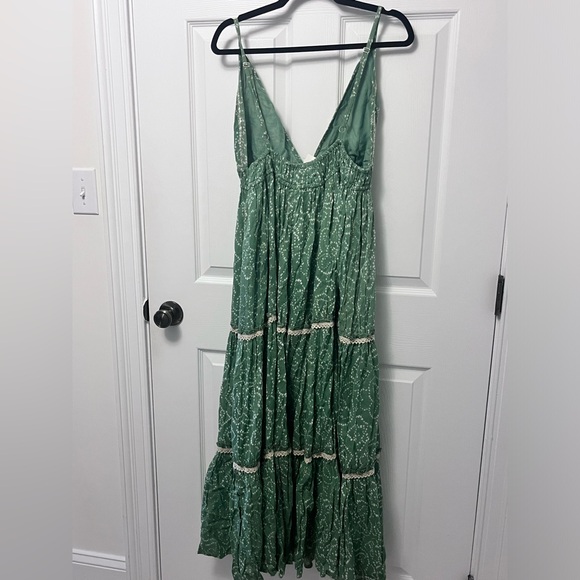 Green Boho Sequined Dress - Picture 8 of 9